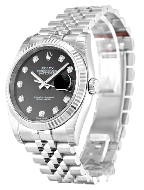 replica rolex datejust 116610|Rolex Datejust 116234 stainless steel.